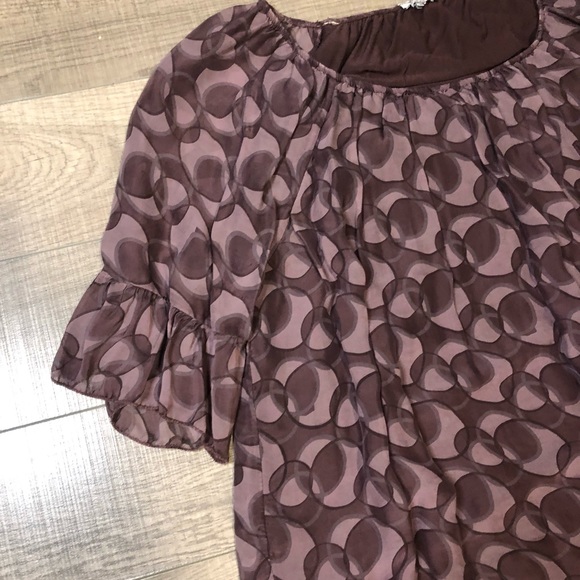 Blouse Shirt print design plus size - Picture 4 of 5